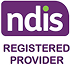 NDIS registered provider badge